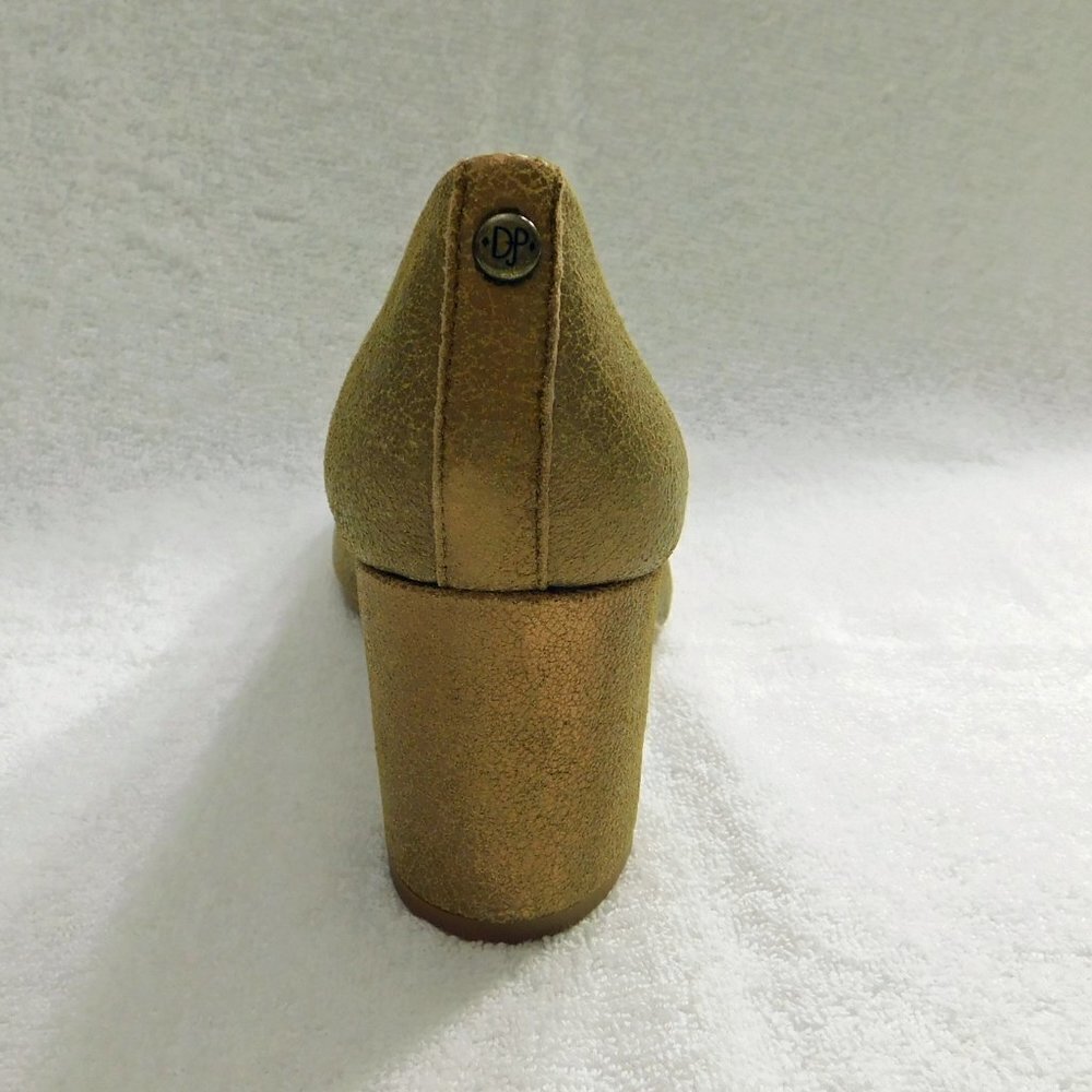 W307 Donald Pliner Bronze Parris Pump Shoes - 7 M - Picture 3 of 5